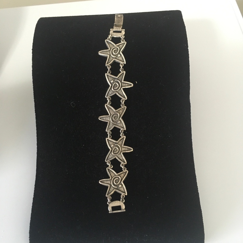 Silver Starfish Bracelet
